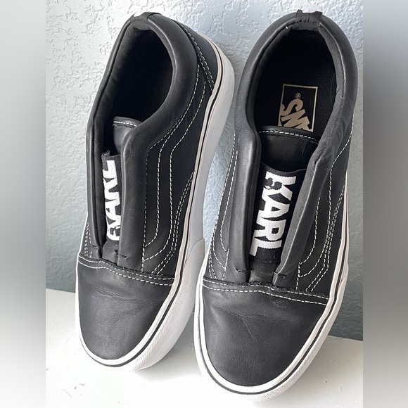 Karl Lagerfeld x Vans Shoes 4.5 Great Condition HOT item! KL Rare Hard to Find!! - Picture 7 of 8